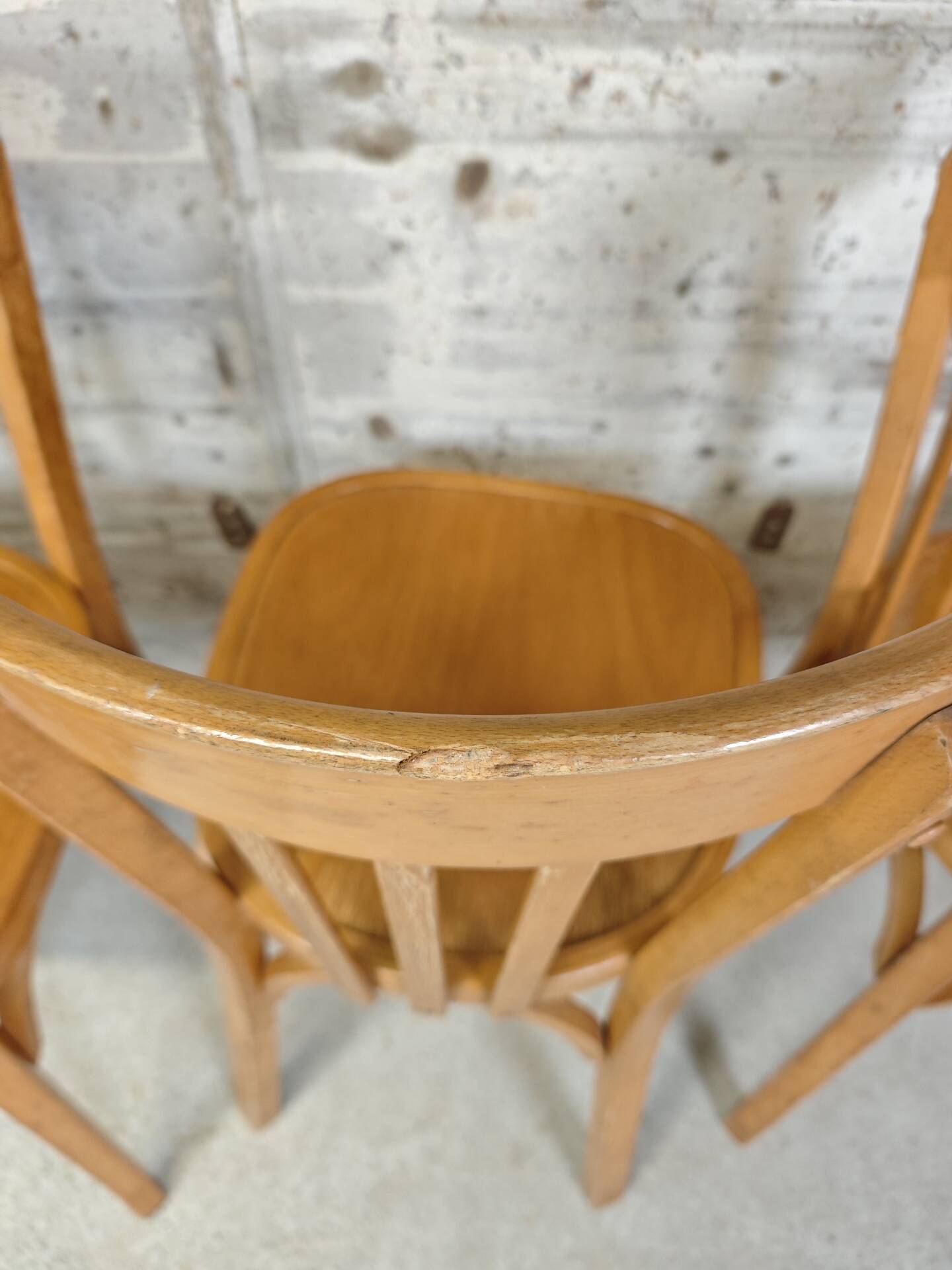 Set of 4 Baumann bistro chairs