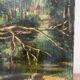 "Study for the fallen tree" oil on canvas signed 1925