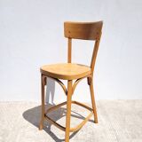 Baumann style vintage wooden high chair