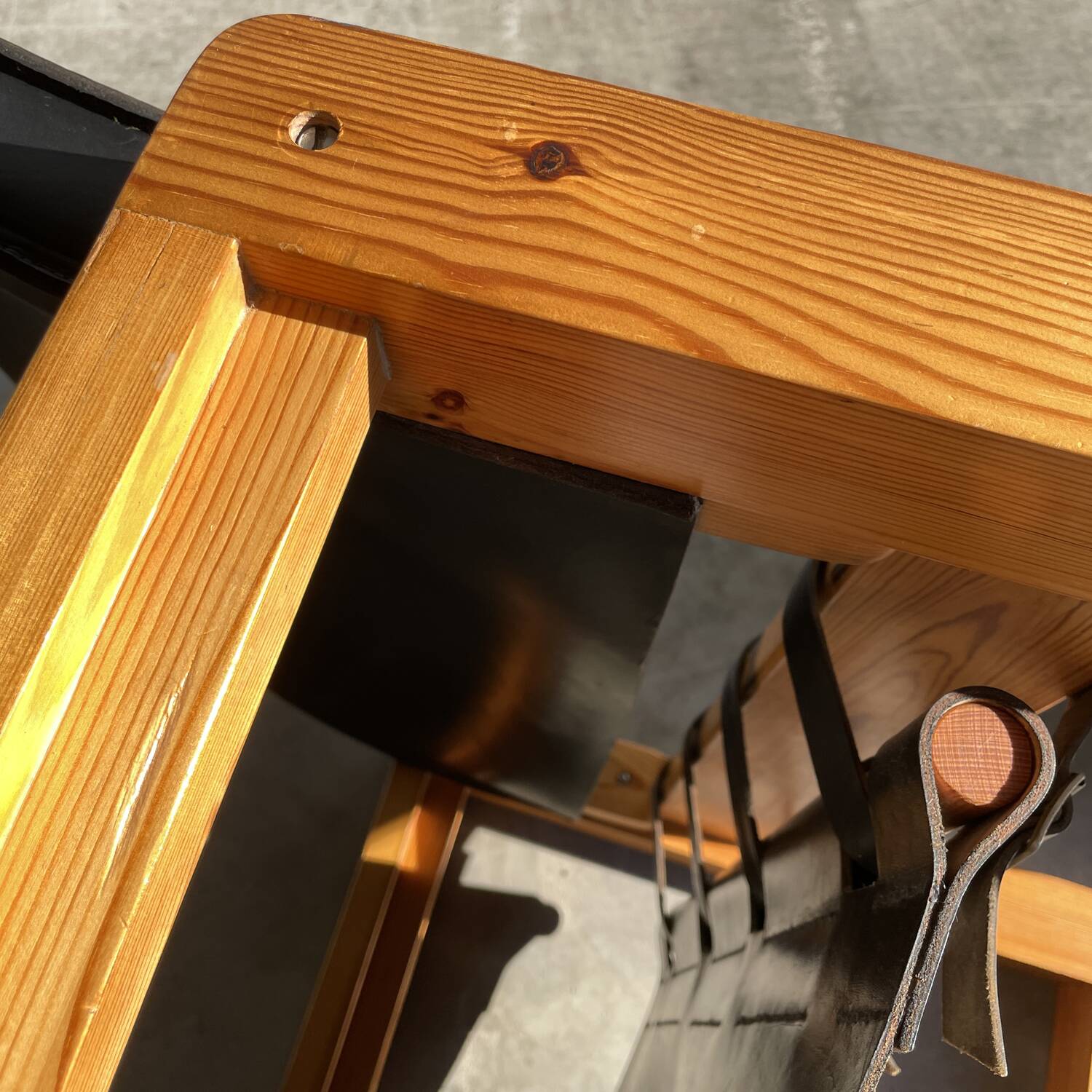 Pair of Scandinavian safari armchairs, 1970s