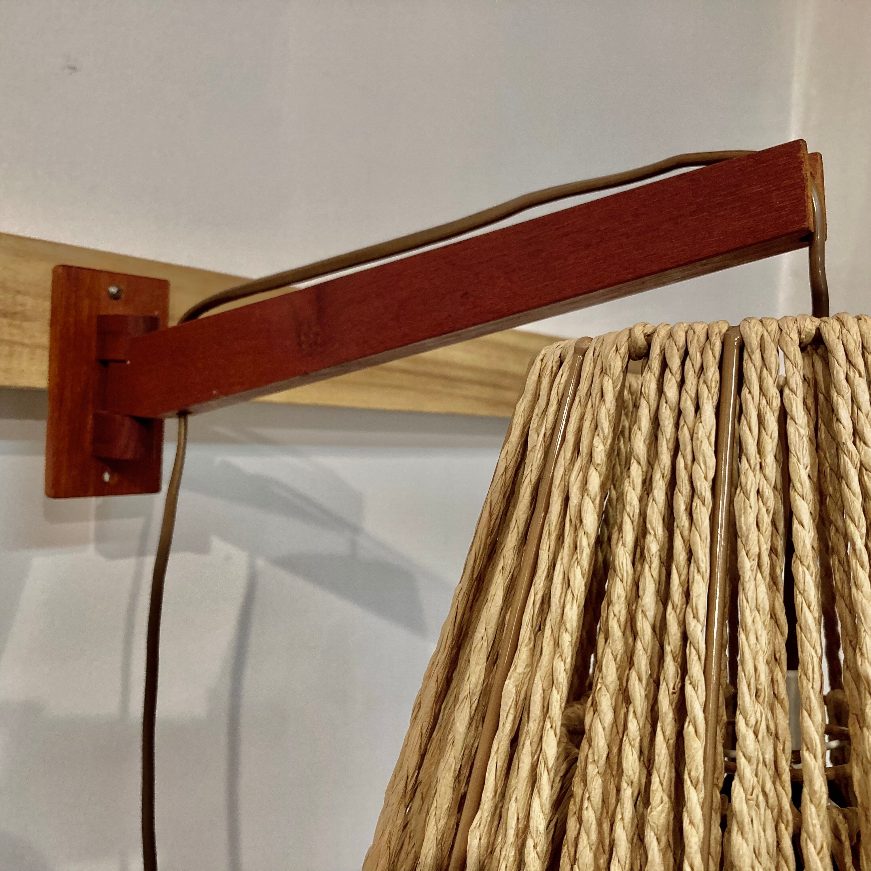 Modular wall lamp Scandinavian design 1950