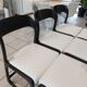 Suite of 6 chairs Sleigh Baumann vintage 1970s