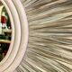 Sunburst Mirror in Rattan and Palm Leaf