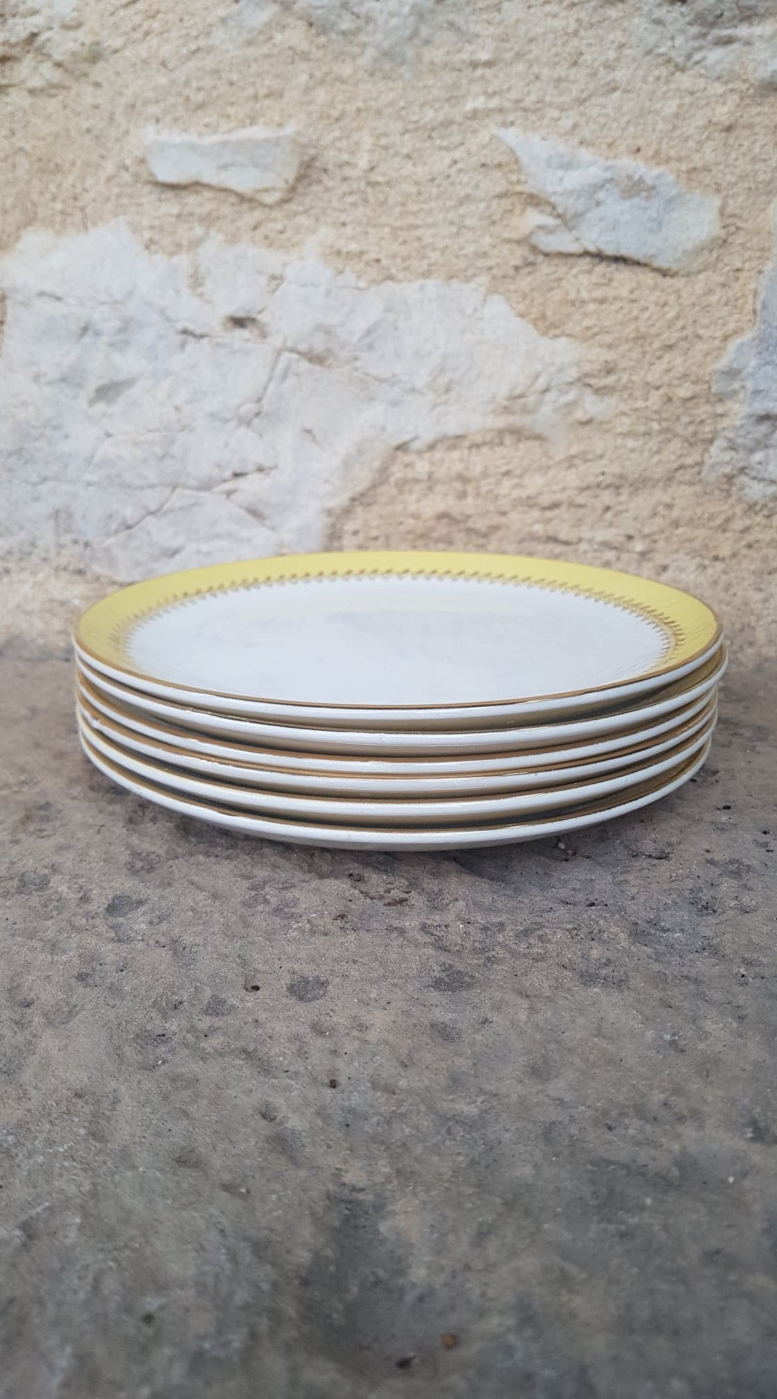 Lot de 6 assiettes Biarritz