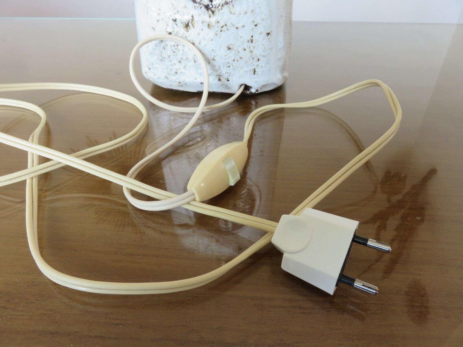 Ceramic lamp by Albert Thiry 60s signed