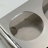 Mid Century Menage Set in Polished Stainless Steel from Stella, Made in Italy, 1970s