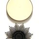 Duo of Vintage Golden SUN MIRRORS