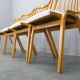 Set of four restored mid-century dining chairs by Jitona