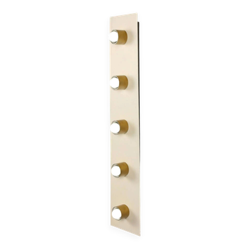 Vintage lamp in enamelled metal and aluminium, design, Italy, 1960s-1970s.