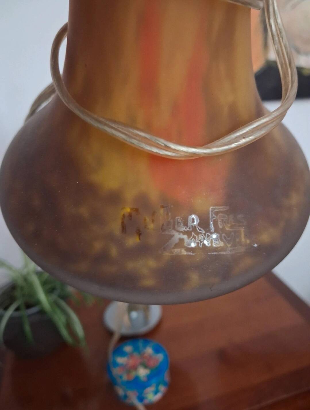 Pied de lampe Muller Frères authentique TBE