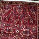 Handmade antique Persian Sarouk rug 97cm x 151cm 1920s