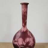 Soliflore vase signed Gallé