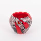 Spectacular Murano glass bowl, Italy 1980’s