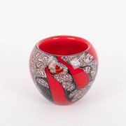 Magnifique coupe en verre de Murano, Italie, années 1980