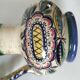 Earthenware pitcher with rustic floral decoration – 1950s-1970s
