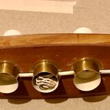 Authentic vintage ceiling lamp with opaline tube