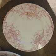 Assiette en porcelaine de Lunéville modèle Griffon
