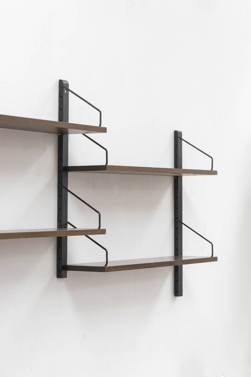 3-bay wall unit by Poul Cadovius, Denmark, 1960s