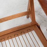 Midcentury Danish sofa set in oak and teak by Tove & Edvard Kindt-Larsen for France & Daverkosen - w