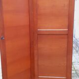 Vintage cabinet from the 50s in solid oak with compass feet