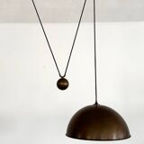 Suspension à contrepoids en laiton vintage Florian Schulz