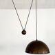 Suspension à contrepoids en laiton vintage Florian Schulz