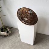 60s Ufo pendant light in Italian wicker