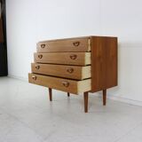 Danish design wooden chest of drawers