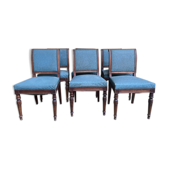 Suite of 6 Louis XVI style chairs