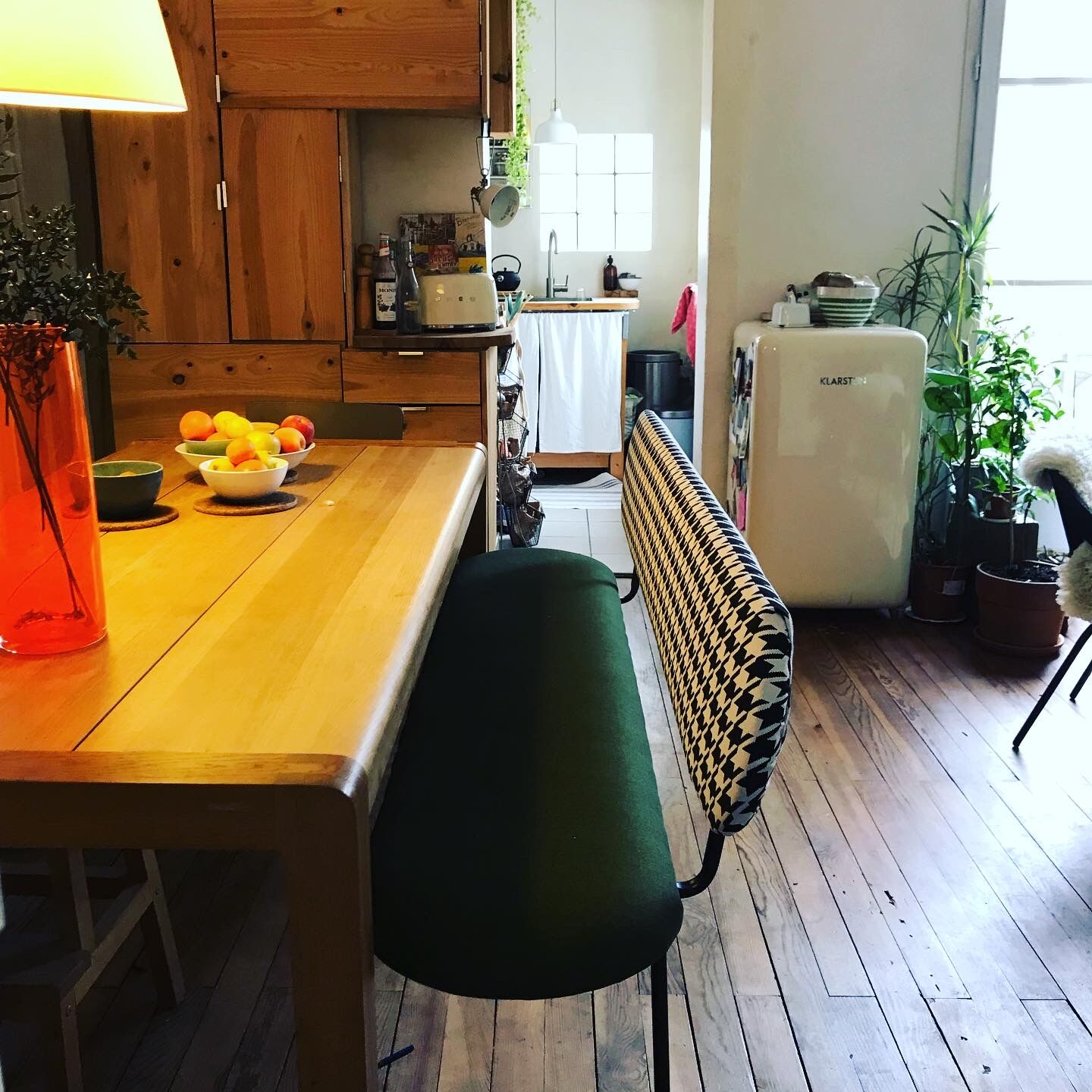 Upholstered bench