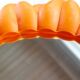 Orange vintage mirror