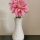 Vase biscuit blanc Kaiser West Germany