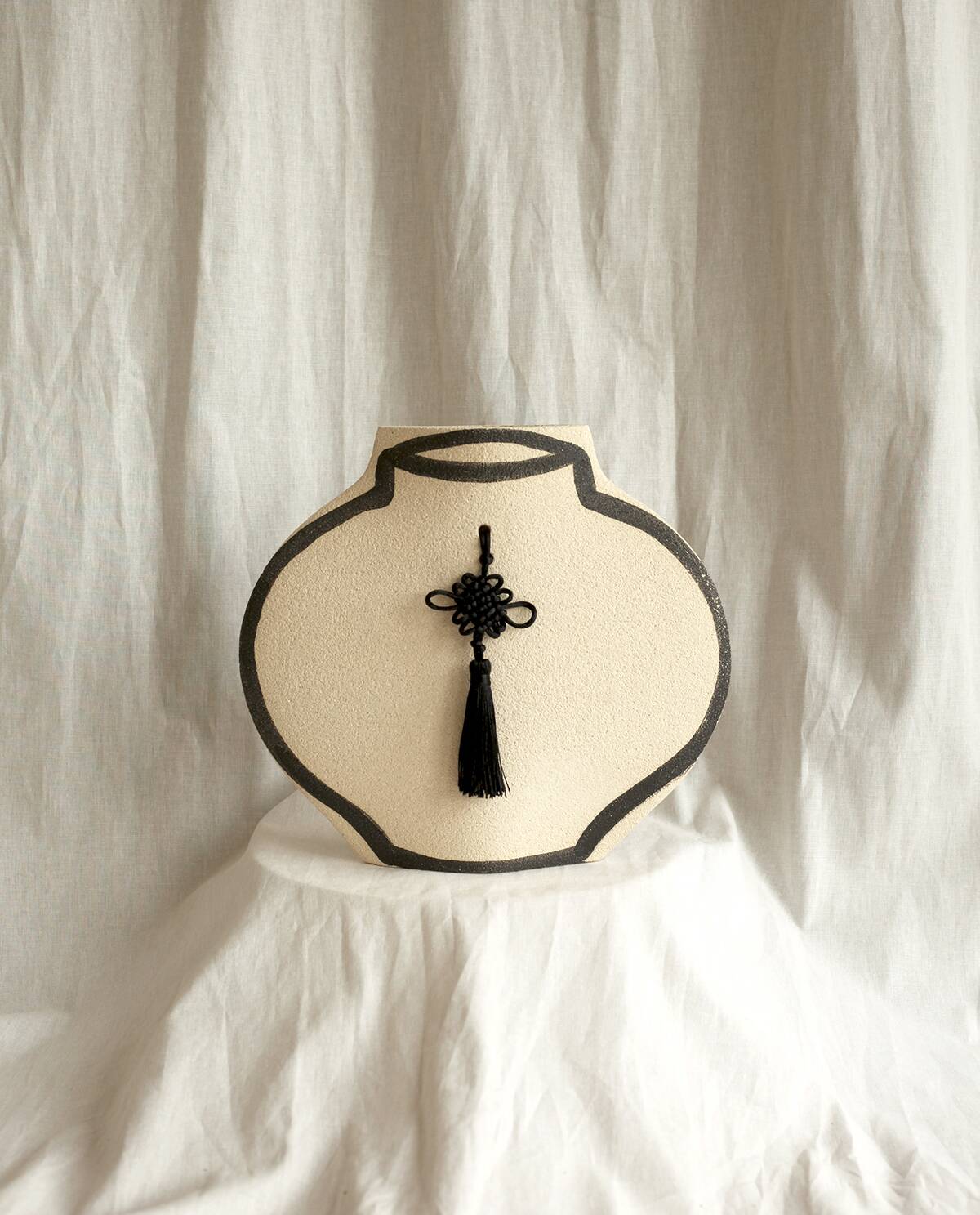 Ceramic Vase 'Braided Moon'