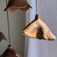 Small suspension in organic teak hat D30 H20