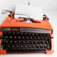 Machine à écrire brother de luxe 879 révisée et ruban neuf qwertz