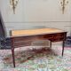 Louis XVI style double-sided mahogany desk, 19th century