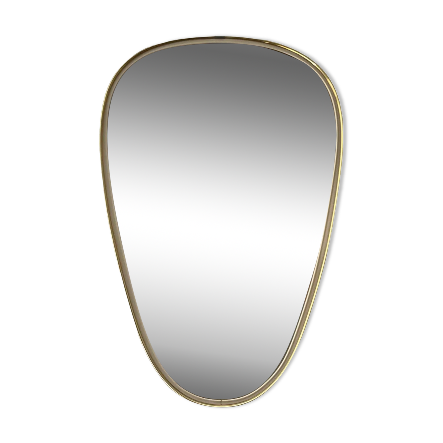 Miroir forme libre des années 60 21x47cm