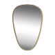 Miroir forme libre des années 60 21x47cm