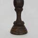 Carved and engraved wooden stool. 1960s 70s.