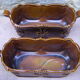 Duo of vintage planters
