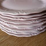 9 old flat plates