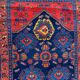 Carpet old Persian Malayer corridor 109x525 cm