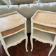Paire de Tables de Chevet Style Louis XV Shabby Chic