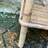 Vintage rattan shelf