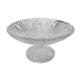 Chiseled glass cup
