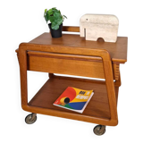 Mid-century modern teak bar trolley, 1960s