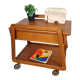 Mid-century modern teak bar trolley, 1960s