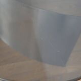 Coffee table smoked glass 70's