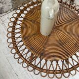 Table basse rotin « soleil »