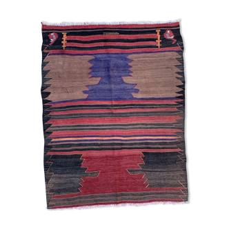Tapis medium vintage turkish tapis 140x111 cm laine kelim